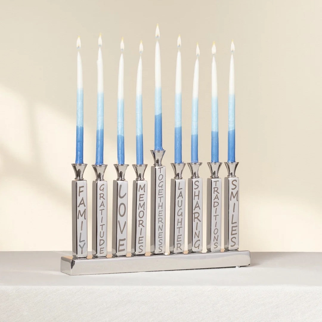Mimi Menorah - Silver - Hanukkah Holiday