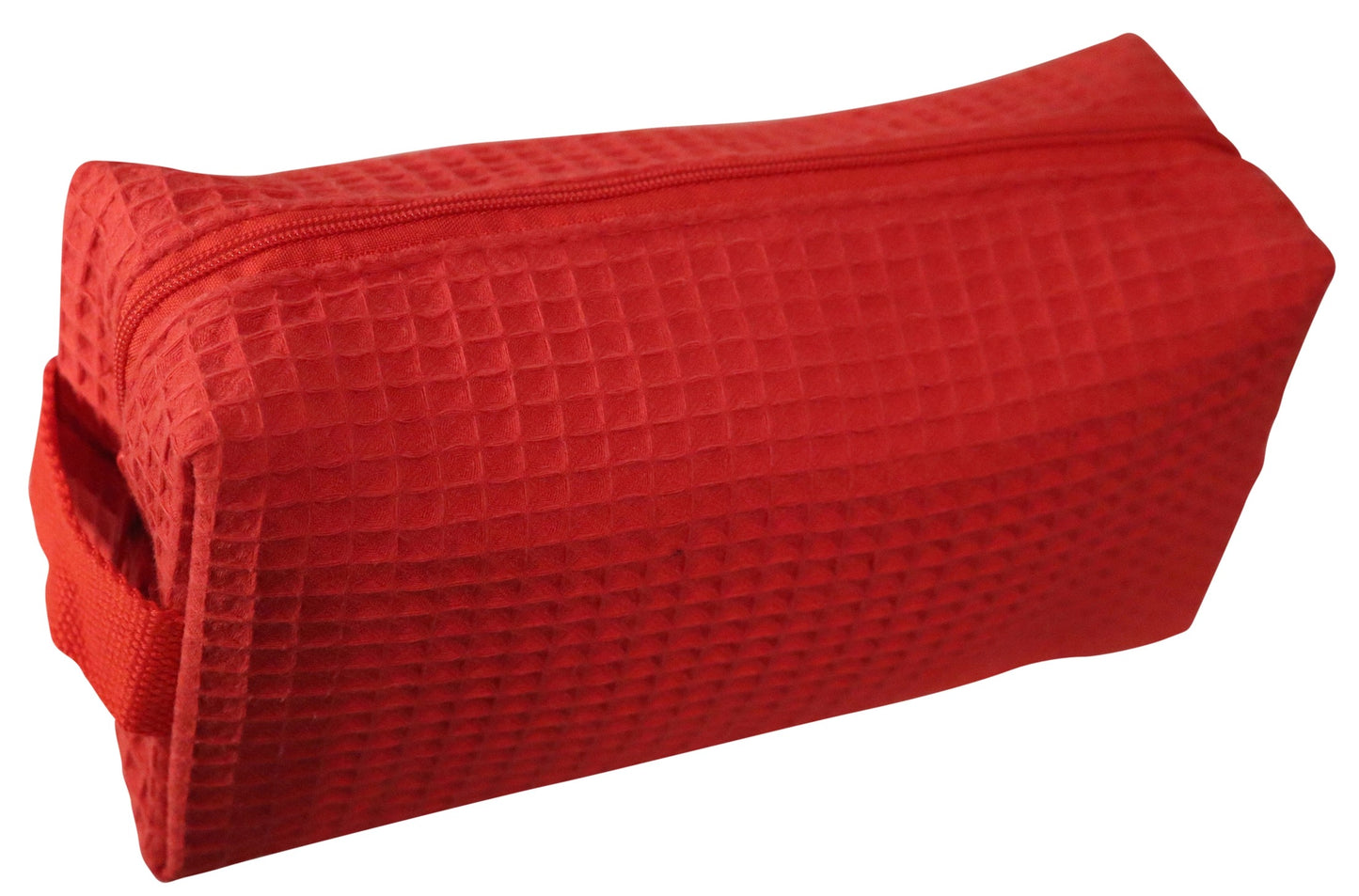 Red Waffle Bag Monogrammed